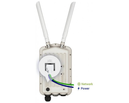 D-LINK WIRELESS ACCESS POINT PoE AC1300 DUAL BAND OUTDOOR (Espera 4 dias)