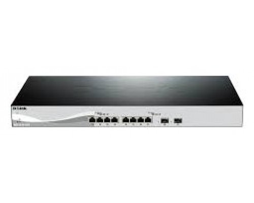 D-LINK SWITCH SMART 10 PUERTOS 10Gbit  + 2 PUERTOS 10Gbit SFP+ (Espera 4 dias)