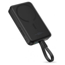 OS-BASEUS ENERFILL FM11 MAGNETIC POWER BANK WITH BUILT-IN USB CABLE 10000MAH 30W COSMIC BLACK (Espera 4 dias)