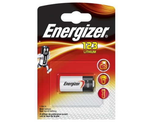 BLISTER 1 PILA ESPECIAL LITHIUM PHOTO EL123 ENERGIZER E300777601 (Espera 4 dias)