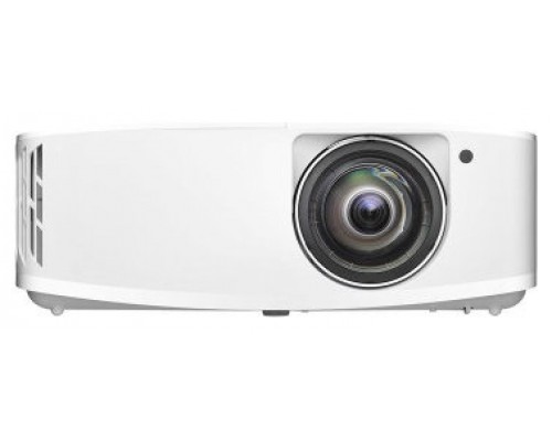 Optoma 4K400STx videoproyector Proyector de corto alcance 4000 lúmenes ANSI DLP 2160p (3840x2160) 3D Blanco (Espera 4 dias)