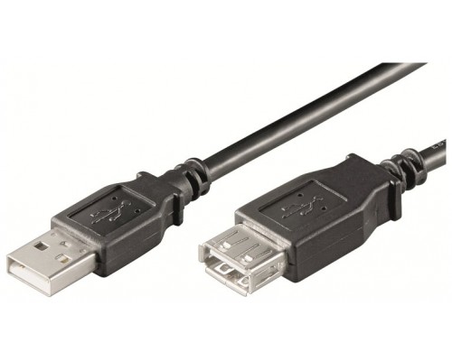 CABLE DE EXTENSION USB 2.0 A A A M/F, AWG28, LONGITUD DE 3,0 METROS.