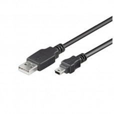 CABLE USB 2.0 A A B MINI M/M DE 1,8 METROS.