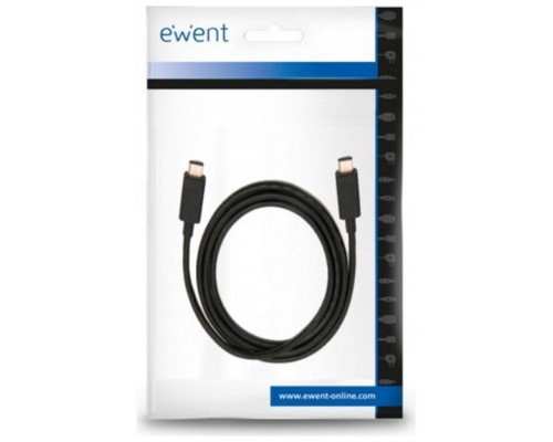 Ewent EC1046 cable USB 1 m USB 3.2 Gen 2 (3.1 Gen 2) USB C Negro (Espera 4 dias)