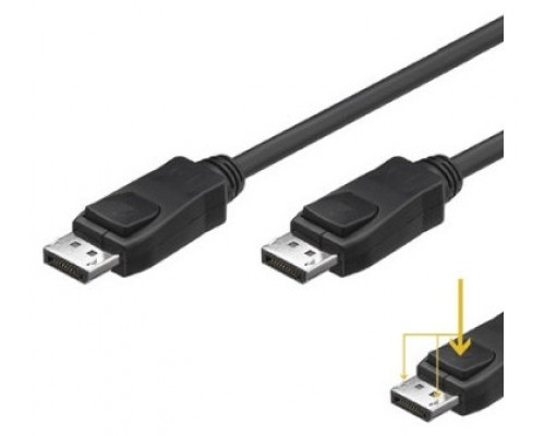 Ewent EW-140100-020-N-P cable DisplayPort 2 m Negro (Espera 4 dias)