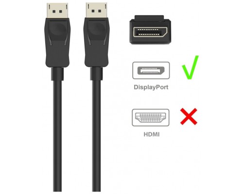 Ewent EC1410 cable DisplayPort 1 m Negro (Espera 4 dias)-1051 Ewent EC1410 cable DisplayPort 1 m Negro (Espera 4 dias)
