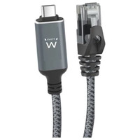 EWENT Cable USB-C 3.1 A RJ45 CAT6 FTP, 1Gbps, 5m-125 EWENT Cable USB-C 3.1 A RJ45 CAT6 FTP, 1Gbps, 5m