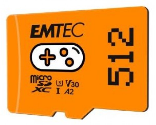 MEMORIA SD MICRO 512GB EMTEC GAMING 100MB/S SD +
