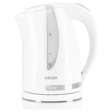 HERVIDOR ELECTRICO WHITENESS 1.7L 2200W BLANCO HAEGER (Espera 4 dias)