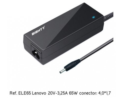 ELE65 CARGADOR ESPECIFICO LENOVO 65W 4.0*1.7 EIGHTT