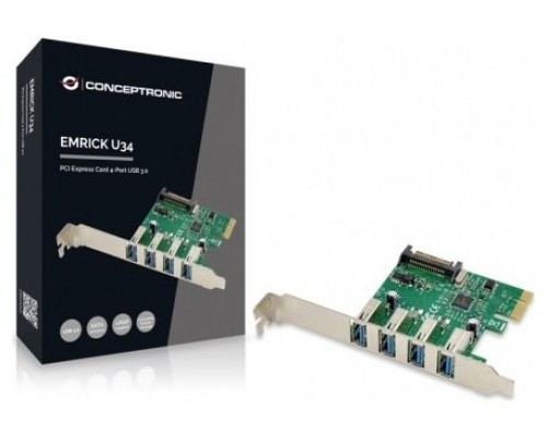 CONTROLADORA PCIe CONCEPTRONIC EMRICK02G PCIe 4