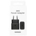 CARGADOR SAMSUNG USB-C 25W GAN BLACK SIN CABLE-1423 CARGADOR SAMSUNG USB-C 25W GAN BLACK SIN CABLE