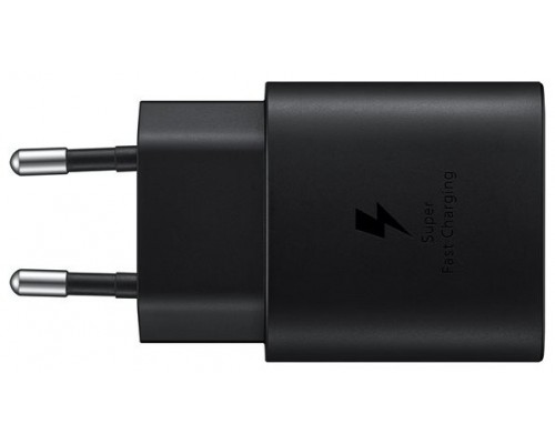 CARGADOR SAMSUNG USB-C 25W BLACK SIN CABLE