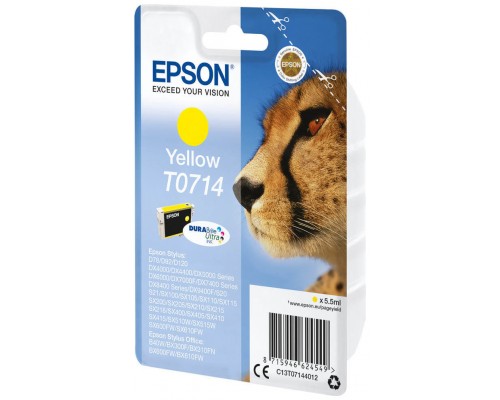 TINTA EPSON C13T07144022 T0714 AMARILLO (Espera 4 dias)