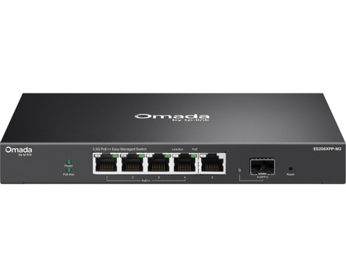 SWITCH OMADA TP-LINK ES206XPP-M2 5 PORT 2,5GB 1 10GBE SFP+-14221 SWITCH OMADA TP-LINK ES206XPP-M2 5 PORT 2,5GB 1 10GBE SFP+