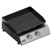 PAE PLANCHA BLACK+DECKER GAS 2 QUEM. ACE. INOX.-3312 PAE PLANCHA BLACK+DECKER GAS 2 QUEM. ACE. INOX.