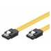 Ewent 0.5m, 6GBs, SATA 3 cable de SATA 0,5 m SATA 7-pin Negro, Amarillo (Espera 4 dias)