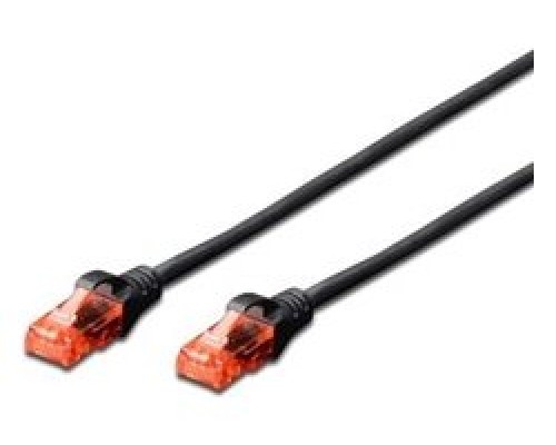 CABLE DE RED EWENT CAT 6 U/UTP DE 5,0 METROS EN COLOR NEGRO