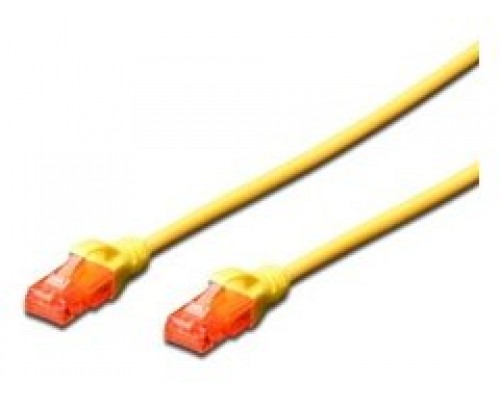 Ewent EW-6U-050 cable de red Amarillo 5 m Cat6 U/UTP (UTP) (Espera 4 dias)