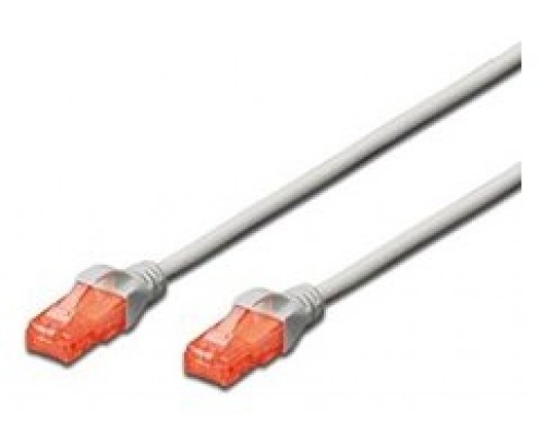 CABLE DE RED CAT 6 U/UTP DE 10 METROS EN COLOR GRIS