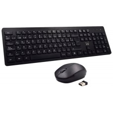 Ewent Teclado+Ratón Inalámbrico EW3256 Negro