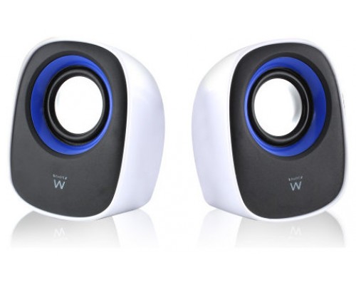 Ewent EW3513 altavoz De 1 vía Negro, Azul, Blanco Alámbrico 5 W (Espera 4 dias)