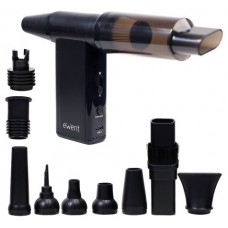 EWENT PISTOLA DE AIRE COMPRIMIDO 8 VELOCIDADES, ASPIRADOR, BOMBA DE VACIO E INFLADOR (180000 RPM) (Espera 4 dias)