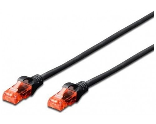 Ewent EW-6U-010 cable de red Negro 1 m Cat6 U/UTP (UTP) (Espera 4 dias)