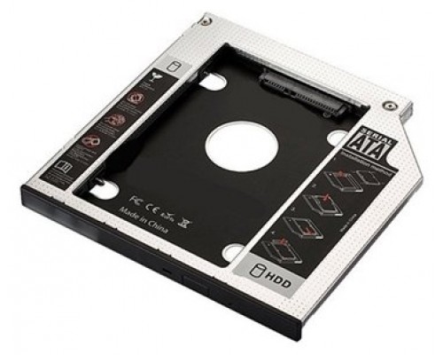 EWENT ADAP.HDD/SSD SATA PARA UNIDAD ÓPTICA 9.5mm