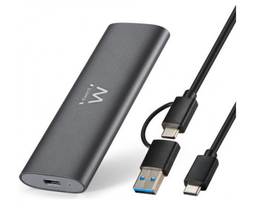 Ewent EW7060 caja para disco duro externo Caja externa para unidad de estado sólido (SSD) Gris Oscuro (Espera 4 dias)