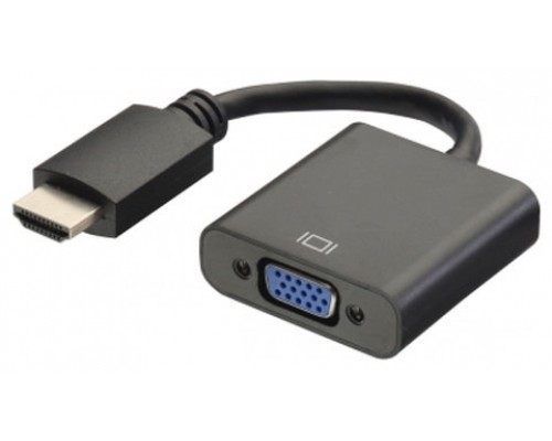 CABLE CONVERTIDOR EWENT HDMI MACHO - VGA HEMBRA CON AUDIO 0,15 METROS