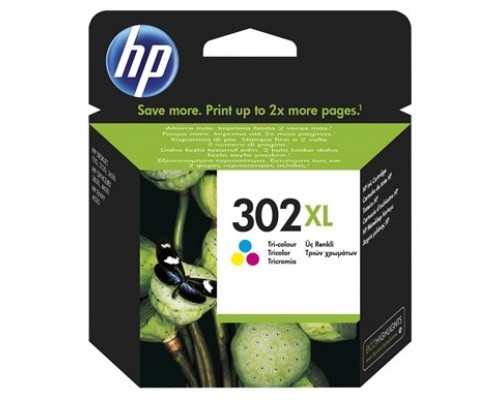 HP Cartucho Nº302XL Color - OfficeJet 3830/3832