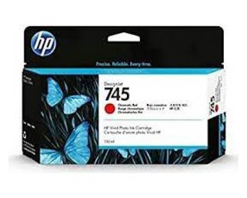 HP DesignJet 745 Cartucho Rojo Cromatico 130ml