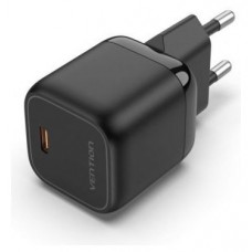 CARGADOR PARED 30W USB-C 3A NEGRO VENTION (Espera 4 dias)