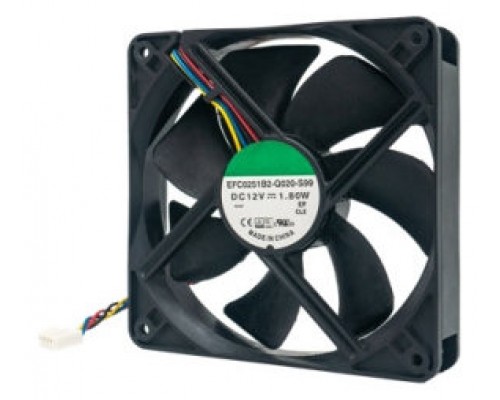 QNAP Fan 120x120x25mm 12V 4PIN 2200 RPM Conjunto de chips Ventilador Negro 1 pieza(s) (Espera 4 dias)