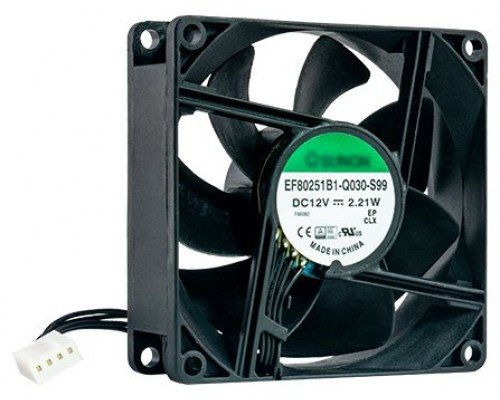 QNAP FAN-8CM-T01 ventilador de PC Universal Negro (Espera 4 dias)