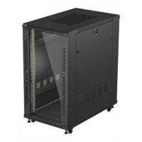 ARMARIO LANBERG RACK 19" 22U 600X1000 FLAT PACK PUERTA CRISTAL NEGRO-14255 ARMARIO LANBERG RACK 19" 22U 600X1000 FLAT PACK PUERTA CRISTAL NEGRO