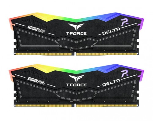 DDR5 TEAMGROUP T-FORCE DELTA RGB 32GB X2 6000 NEGRO