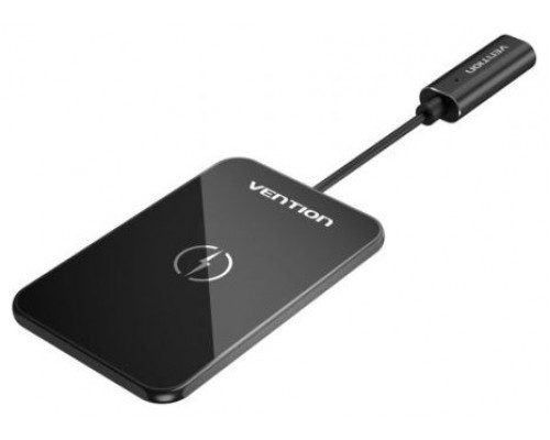 BASE DE CARGA INALAMBRICO USB-C 15W RECTANGULAR NEGRO VENTION (Espera 4 dias)