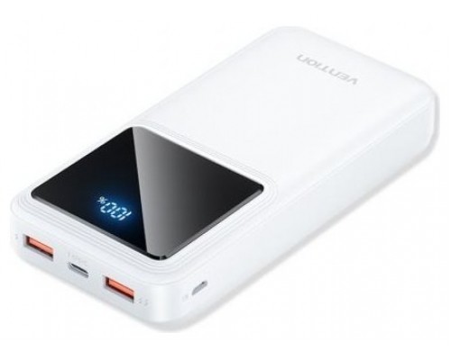 POWER BANK 20000mAh 22.5W BLANCO VENTION (Espera 4 dias)
