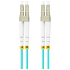 CABLE DE FIBRAOPTICA LANBERG 2M MULTI LC/UPC-LC/UPC DUPLEX OM3 50/125 LSZH  AZUL