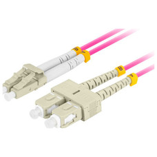CABLE DE FIBRAOPTICA LANBERG 2M MULTI LC/UPC-SC/UPC DUPLEX OM4 LSZH 3.0MM VL-1421 CABLE DE FIBRAOPTICA LANBERG 2M MULTI LC/UPC-SC/UPC DUPLEX OM4 LSZH 3.0MM VL