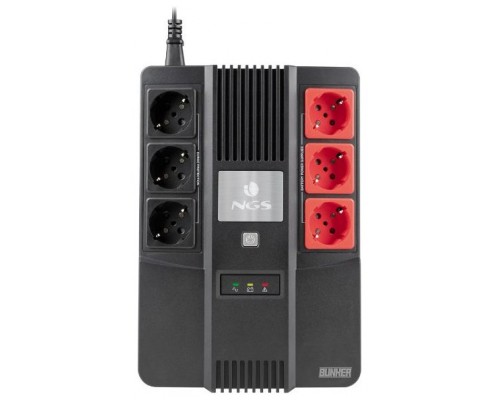 SAI  NGS FORTRESS   600 BUNKER BATERIA 12V/7 FUNCION