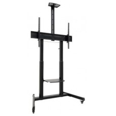 SOPORTE SUELO CON RUEDAS AQUILES 60""-100"" NEGRO TOOQ (Espera 4 dias)