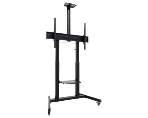 SOPORTE SUELO CON RUEDAS AQUILES 60""-100"" NEGRO TOOQ (Espera 4 dias)