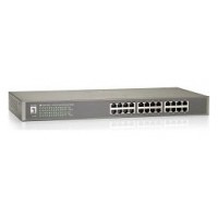 SWITCH LEVEL ONE NO GESTION 24 PUERTOS 10/100 RACK