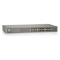 SWITCH LEVEL ONE NO GESTION 24 PUERTOS 10/100 RACK