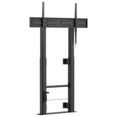 AISENS - SOPORTE SUELO CON MANIVELA Y FIJACION A PARED, TV 120KG DE 60-100, NEGRO