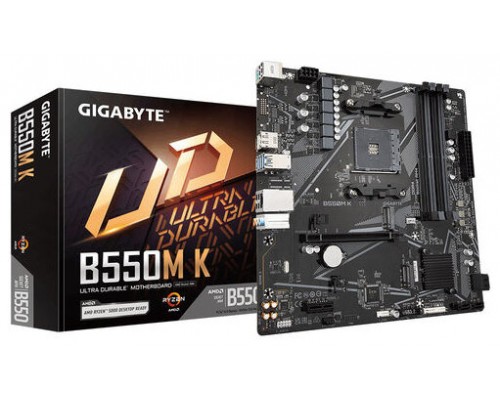 PLACA GIGABYTE B550M K AMD AM4 4DDR4 HDMI PCIE3.0 (Espera 4 dias)