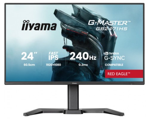 iiyama GB2471HS-B1 pantalla para PC 60,5 cm (23.8") 1920 x 1080 Pixeles Negro (Espera 4 dias)-10513 iiyama GB2471HS-B1 pantalla para PC 60,5 cm (23.8") 1920 x 1080 Pixeles Negro (Espera 4 dias)